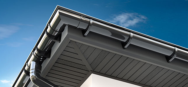 coin extérieur de gouttière