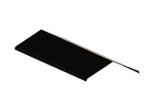 Faîtière RŠ 333, Acier galvanisé laqué, Noir RAL9005