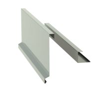 Bande d'étanchéité pour bardeau plastique RŠ 375, Prefalz lisse, Gris clair P.10 RAL 7005