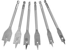 EXTOL Forets plats à bois, set 6pcs, diamètre 10-25 x 150 mm 1170