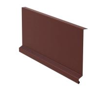 Bordure d’égout sous la tuile latérale RŠ 250, Aluminium tchèque, Brun RAL 8017