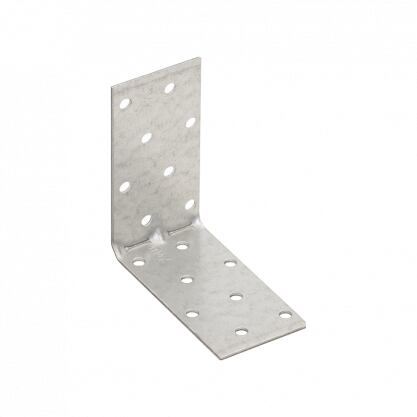 Équerre de montage avec embout KMP7, 80x80x40 tôle galvanisée / emballage 1 pièce