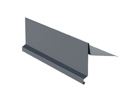 Bandeau de rive pour toit monopente RŠ 250, Prefalz stucco, Anthracite P.10 RAL 7016