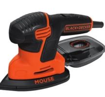 BLACK+DECKER Ponceuse vibrante Mouse 120W KA2000