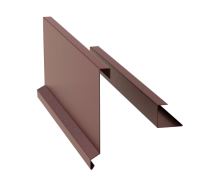 Bande d'étanchéité pour bardeau plastique RŠ 375, Acier galvanisé laqué, Marron RAL 8017 Bande d'étanchéité pour bardeau plastique RŠ 375, Acier galvanisé laqué, Marron RAL 8017