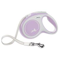 Laisse Flexi New Comfort ruban M rose 5m