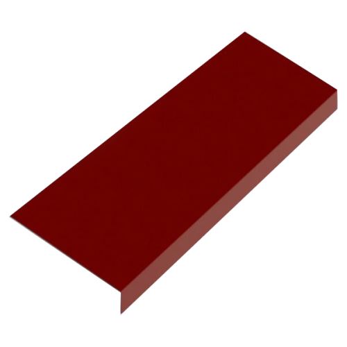 Support pour gouttière LZ 167, Prefalz lisse, Rouge foncé P.10 RAL 3009
