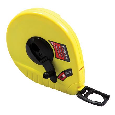 Ruban en acier Festa avec crochet, 50 m / paquet de 1 pièce