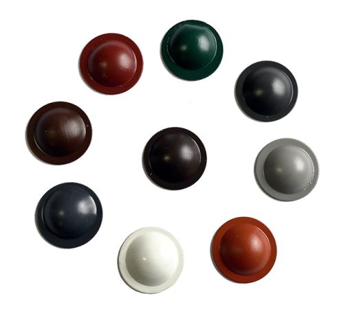 Couvercle diamètre 20 mm, acier, anthracite 7016