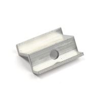 Fixation d'extrémité KU 38 Al, hauteur 22 mm pour panneaux avec cadre