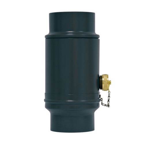 Collecteur d’eau de pluie PREFA Ø 80 mm avec filetage 1", Anthracite P10 RAL 7016