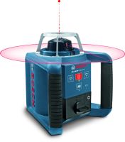 BOSCH Professional Set Laser rotatif de chantier + récepteur LR 1 GRL 300 HV 0601061501