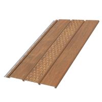 BRYZA panneau de sous-toiture perforé en plastique, longueur 3M, largeur 305 mm, Chêne Winchester