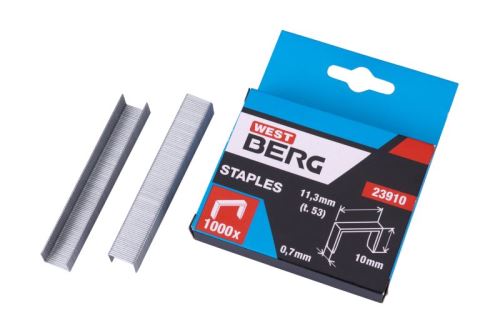 WESTBERG Agrafes type 53/10mm 1000pcs/boîte 23910.01