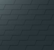 PREFA bardeau de façade XL, finition stucco, Anthracite P.10 / paquet 1 m2 PREFA bardeau de façade XL, finition stucco, Anthracite P.10 / paquet 1 m2
