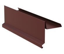Bandeau de rive RŠ 333, Aluminium tchèque, Brun RAL 8017 Bandeau de rive RŠ 333, Aluminium tchèque, Brun RAL 8017