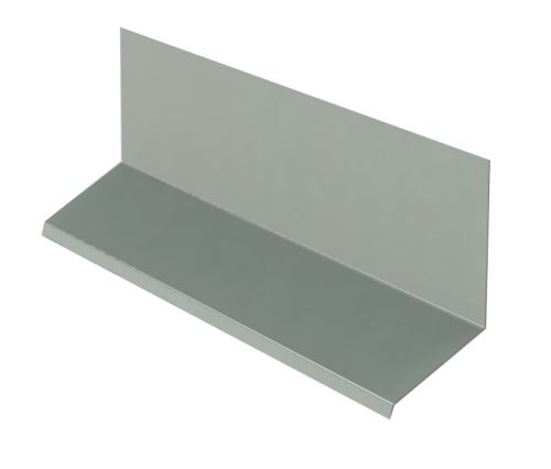 Bourrelet supérieur pour combinaison avec couvre-joint RŠ 200, Prefalz lisse, Gris clair P.10 (RAL 7005)