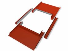 PREFA - Solin pour VELUX pour petits formats 78x98/118/140, Stucco