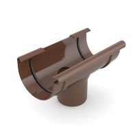 BRYZA Entonnoir en plastique Ø 100/63 mm, Marron RAL 8017