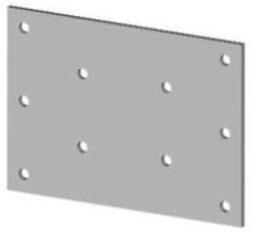 Jonction 03-34 BV/S 70, dimension 70 x 40 / paquet de 1 pièce