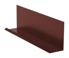 Solin mural pour combinaison avec bande de recouvrement RŠ 200, Aluminium tchèque, Marron RAL 8017
