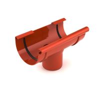 BRYZA Cuvette en plastique Ø 125/90 mm, Rouge brique RAL 8004