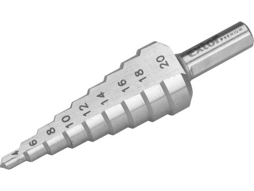 EXTOL PREMIUM foret étagé, Ø 4-20mm, HSS-M2 8801162