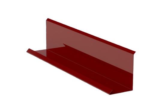 Solin murale RŠ 250, Prefalz stucco, Rouge foncé P.10 (RAL 3009)