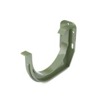 Crochet de gouttière PVC BRYZA, romain/frontal Ø 75 mm, Vert RAL 6020