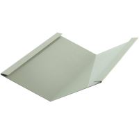 Noue cavaliere RŠ 333, Acier galvanisé laqué, Gris poussière RAL 7037