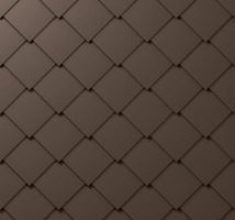 Gabarit PREFA à joints/facade, 44 x 44 mm stucco, Brun militaire - kaki P10