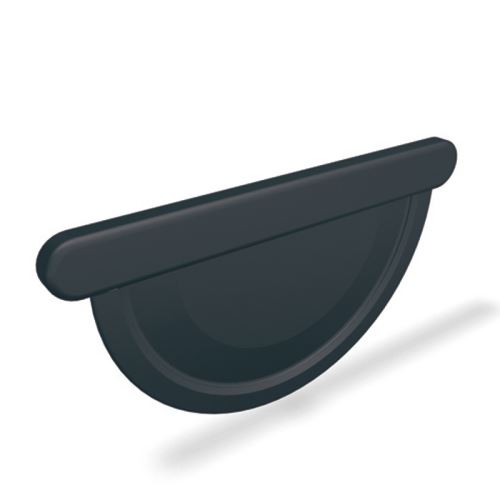PREFA embout de gouttière en aluminium Ø 125 mm, Anthracite P10 RAL 7016
