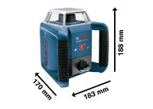 Bosch Niveau laser rotatif GRL 400 H + LR 45 en L-BOXX 0601061805