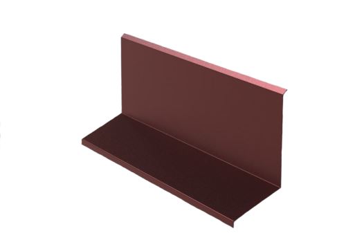 Bordure supérieure RŠ 250, Zinc peint, Rouge acier (RAL 3009)