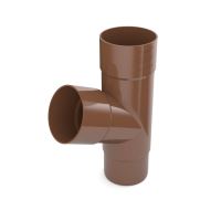 BRYZA Branchements de descente PVC Ø 110 mm, Marron RAL 8017