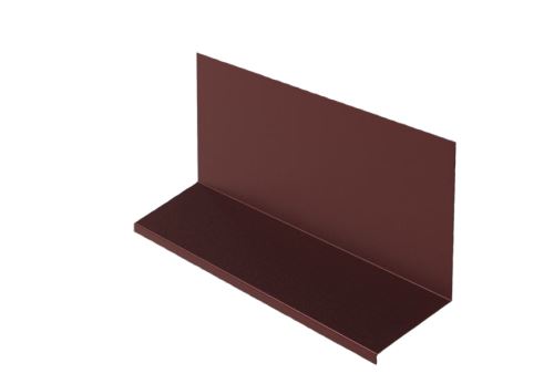 Bourrelet supérieur pour combinaison avec couvre-joint RŠ 200, Prefalz stucco, Rouge foncé P.10 (RAL 3009)