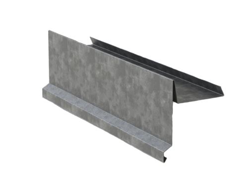 Bande de rive RŠ 250, Zinc naturel