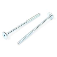 Vis pour meubles type BB 17 M6x120 ZB à tête plate / paquet de 100 pcs