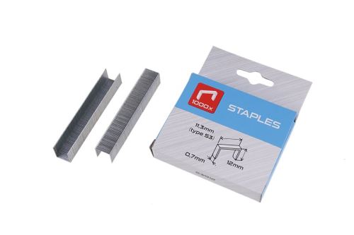 LEVIOR Agrafes type 53/12mm 1000pcs/boîte 23912.01