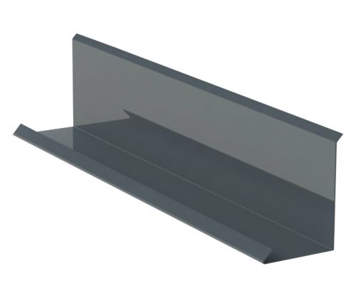 Solin de mur RŠ 200, Prefalz stucco, Anthracite P.10 (RAL 7016)
