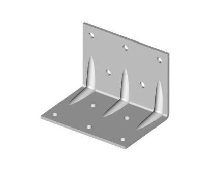 Équerre de construction 05-80,35x35x30 ZAR / paquet de 1 pc