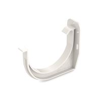 BRYZA PVC crochet de gouttière frontal Ø 100 mm, Blanc RAL 9010