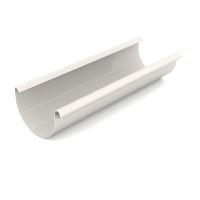 BRYZA Gouttière en plastique Ø 75 mm, longueur 3M, Blanc RAL 9010
