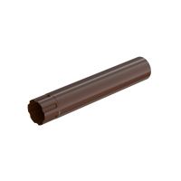 BRYZA Downpipe galvanisé Ø 100 mm, longueur 1M, Brun RAL 8017