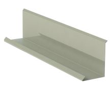 Solin des murs RŠ 250, Acier galvanisé laqué, Gris poussière (RAL 7037)