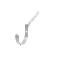 BRYZA Crochet de gouttière en métal torsadé Ø 75 mm, Blanc RAL 9010