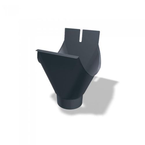 PREFA embout de descente en aluminium Ø 125/80 mm, Anthracite P10 RAL 7016