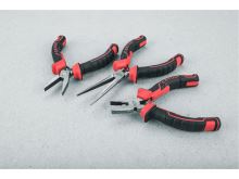 EXTOL PREMIUM pince demi-rondes à longs becs mini, 150mm 8813026