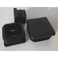 Bouchon pour profilé carré 100x100mm, noir / emballage de 10 pièces