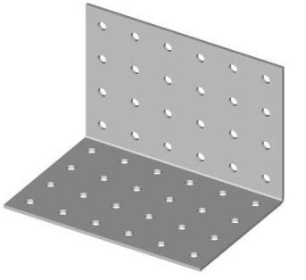 Équerre statique 05-01, 60x100x100 ZAR / paquet 1 pc